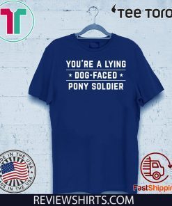 YOU'RE A LYING DOG FACED PONY SOLDIER - Joe Biden Funny Hot T-Shirt
