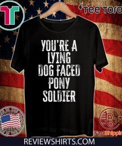 You're A Lying Dog Faced Pony Soldier Shirt - Biden Saying T-Shirt