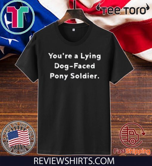 You're a Lying Dog-Faced Pony Soldier Joe Biden T-Shirt For Mens Womens