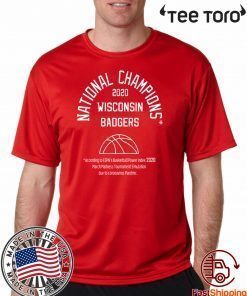 2020 NATIONAL CHAMPIONS SHIRT - WISCONSIN BADGERS T-SHIRT