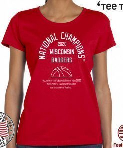 2020 NATIONAL CHAMPIONS SHIRT - WISCONSIN BADGERS T-SHIRT