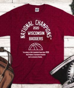 2020 NATIONAL CHAMPIONS SHIRT – WISCONSIN BADGERS FOR T-SHIRT