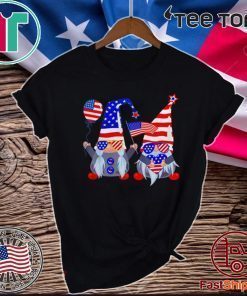 4th of July American flag gnomes 2020 T-Shirt