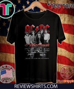 ACDC 47th Anniversary 1973 2020 thank you for the memories Hot T-Shirt