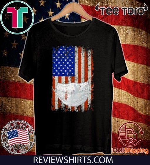 American flag Quarantined Official T-Shirt