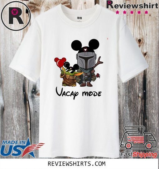Mickey Yoda And The Mandalorian Vacay Mode Official T-Shirt