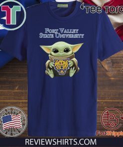 Baby Yoda Hug Fort Valley State University 2020 T-Shirt