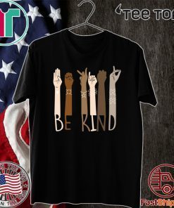 Be Kind Hand Sign Language Tee Shirt