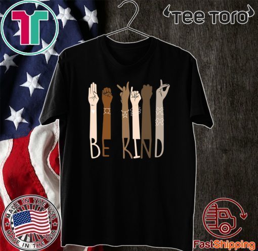 Be Kind Hand Sign Language Tee Shirt