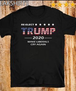 Re-Elect Donald Trump 2020 Re-Election Make Liberals Cry Again T-Shirt