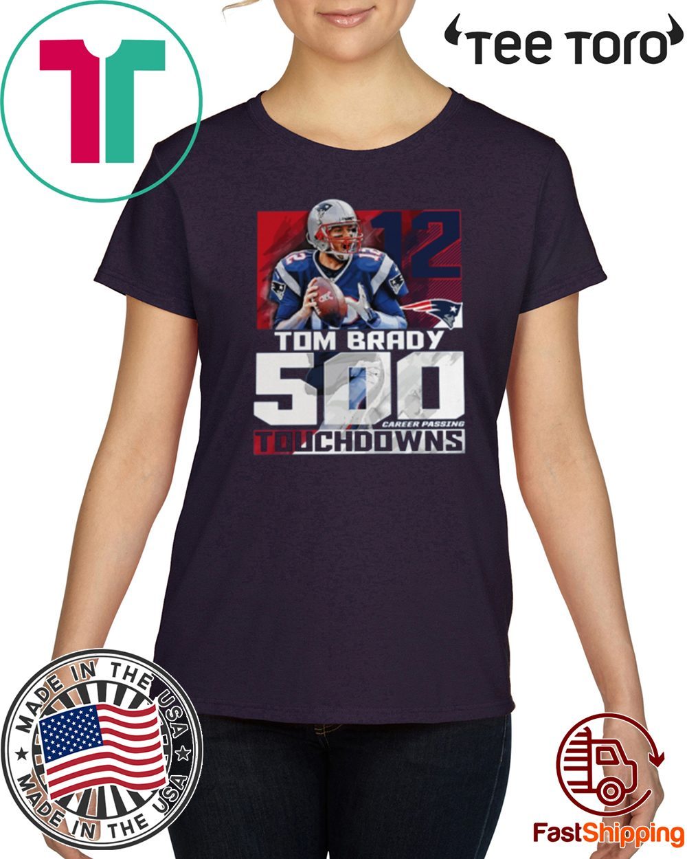 Tom Brady patriots 12 2020 T-Shirt