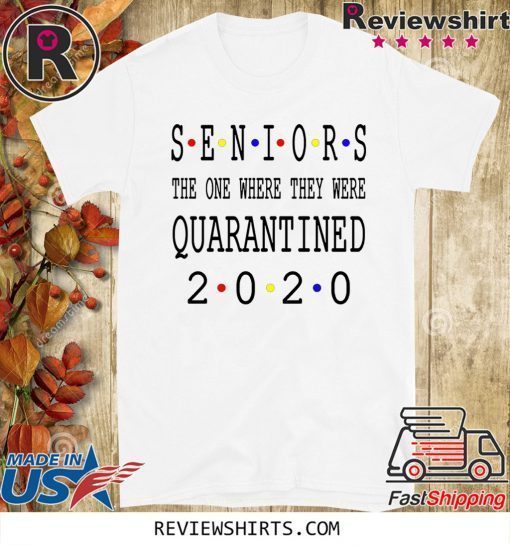 Class Of 2020 Graduation Senior Funny Quarantine – Senior 2020 Shit Getting Real 2020 T-Shirt