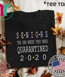 Class Of 2020 Graduation Senior Funny Quarantine – Senior 2020 Shit Getting Real For T-Shirt