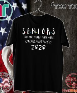 Class Of 2020 Graduation Senior Quarantine 2020 T-Shirt