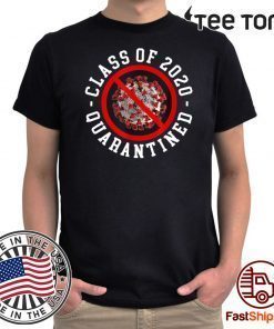 Class Of 2020 Quarantined - Survived Flu No Virus 2020 T-Shirt