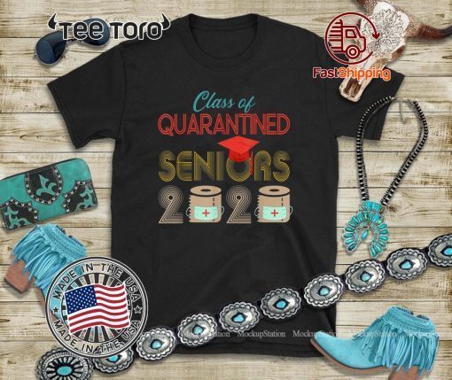 Class of 2020 Quarantined Seniors Flu Virus Quarantine Official T-Shirt