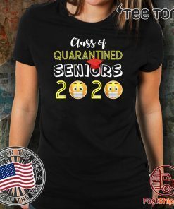 Class of 2020 Quarantined Seniors Flu Virus Quarantine Original T-Shirt