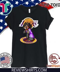 Dachshund Los Angeles Lakers Official T-Shirt