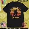Bigfoot Social Distancing Champ Introvert Antisocial 2020 T-Shirt
