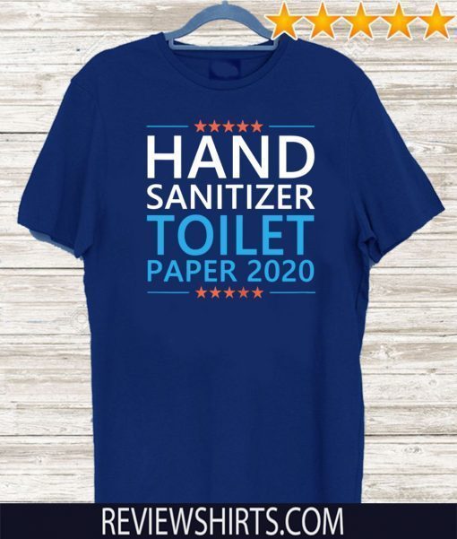 Hand Sanitizer Toilet Paper Germs Virus Hygiene 2020 T-Shirt