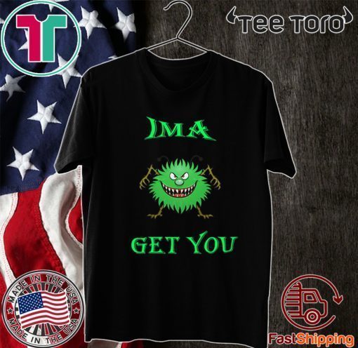 Official Corona-virus Covid-19 Ima Get You Solid Bright Green T-Shirt