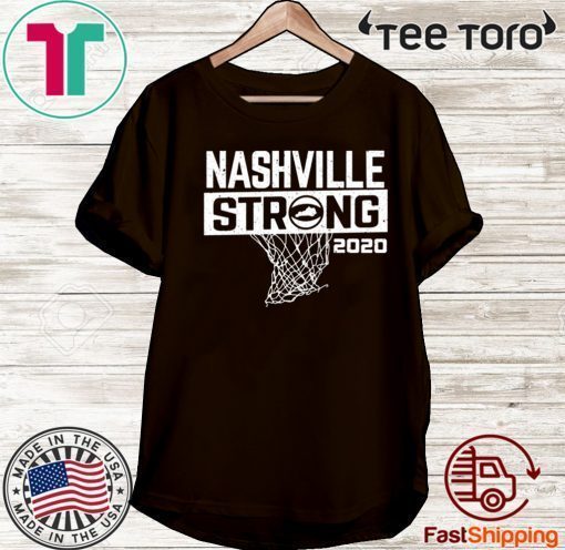 Nashville Strong Basketball Charity Tee Shirt