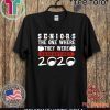 2020 Seniors The One Where They Were Quarantined T-Shirt