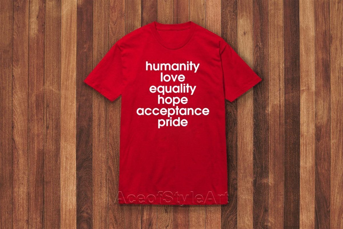 Humanity Love Equality Hope Pride 2020 T-Shirt