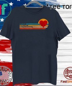 vintage I love social distancing Hot T-Shirt