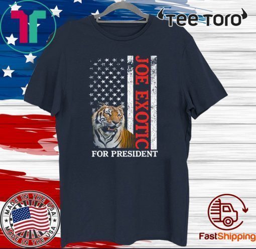 Joe Exotic for President Tiger King Official T-Shirt