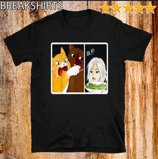 Madoka Yelling And Garfield Woman Cat Meme 2020 T-Shirt
