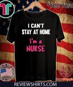 Nurse Stay At Home Quaratine Isolation Social Distancing Official T-Shirt