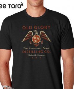 Old Glory Distillery Tee Shirt Clarksville Tennessee Shirt