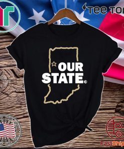 Our State West Lafayette Indiana Hoops T-Shirt