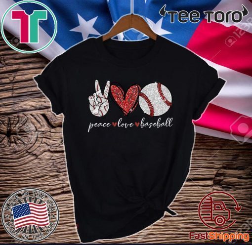 Peace Love Baseball 2020 T-Shirt
