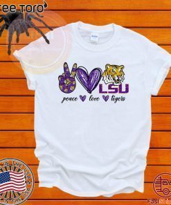 Peace Love LSU Tigers T-Shirt
