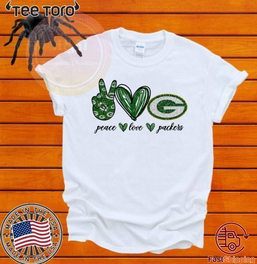 Peace Love Packers Official T-Shirt