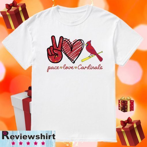 Peace love Cardinals 2020 T-Shirt