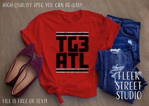 TG3 ATL Atlanta Football Official T-Shirt