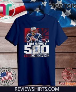 Tom Brady 500 Career Passing Touchdowns 12 2020 T-Shirt