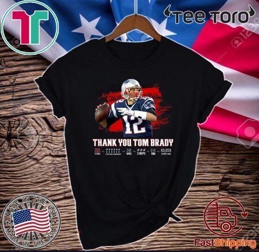 Thank You Tom 2020 Brady T-Shirt