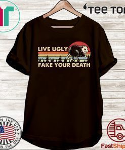 Ugly Cat Vintage Live Ugly Fake Your Death Opossum Official T-Shirt