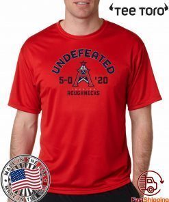 Undefeated Houston Roughnecks Official T-Shirt