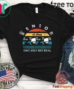 Vintage Toilet Paper Class of 2020 Senior Shit Getting Real Hot T-Shirt