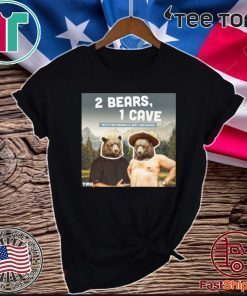 two bears one cave official t-shirt
