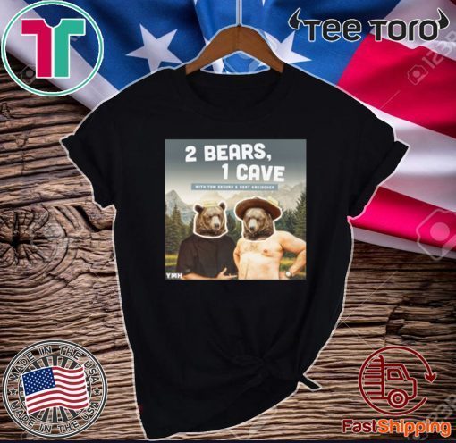 two bears one cave official t-shirt