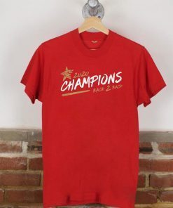 BACK 2 BACK CHAMPIONS PERTH WILDCATS 2020 T-SHIRT