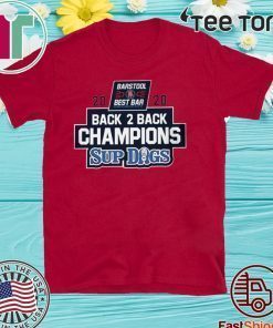 2020 CHAMPIONS BACK 2 BACK SUP DOGS FOR T-SHIRT