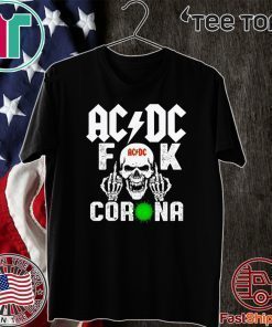 AC DC Skull 2020 Fuck Corona T-Shirt