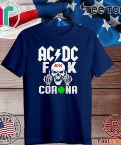 AC DC Skull 2020 Fuck Corona T-Shirt